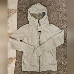 Lululemon Scuba Full-Zip Hoodie Size 10 Heather Gray